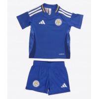 Echipament fotbal Leicester City Facundo Buonanotte #40 Tricou Acasa 2024-25 pentru copii maneca scurta (+ Pantaloni scurti)